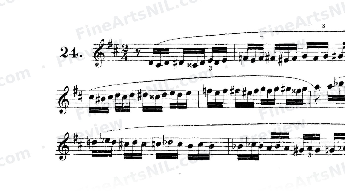 Scale Studies - Chromatic Triplets / No. 24