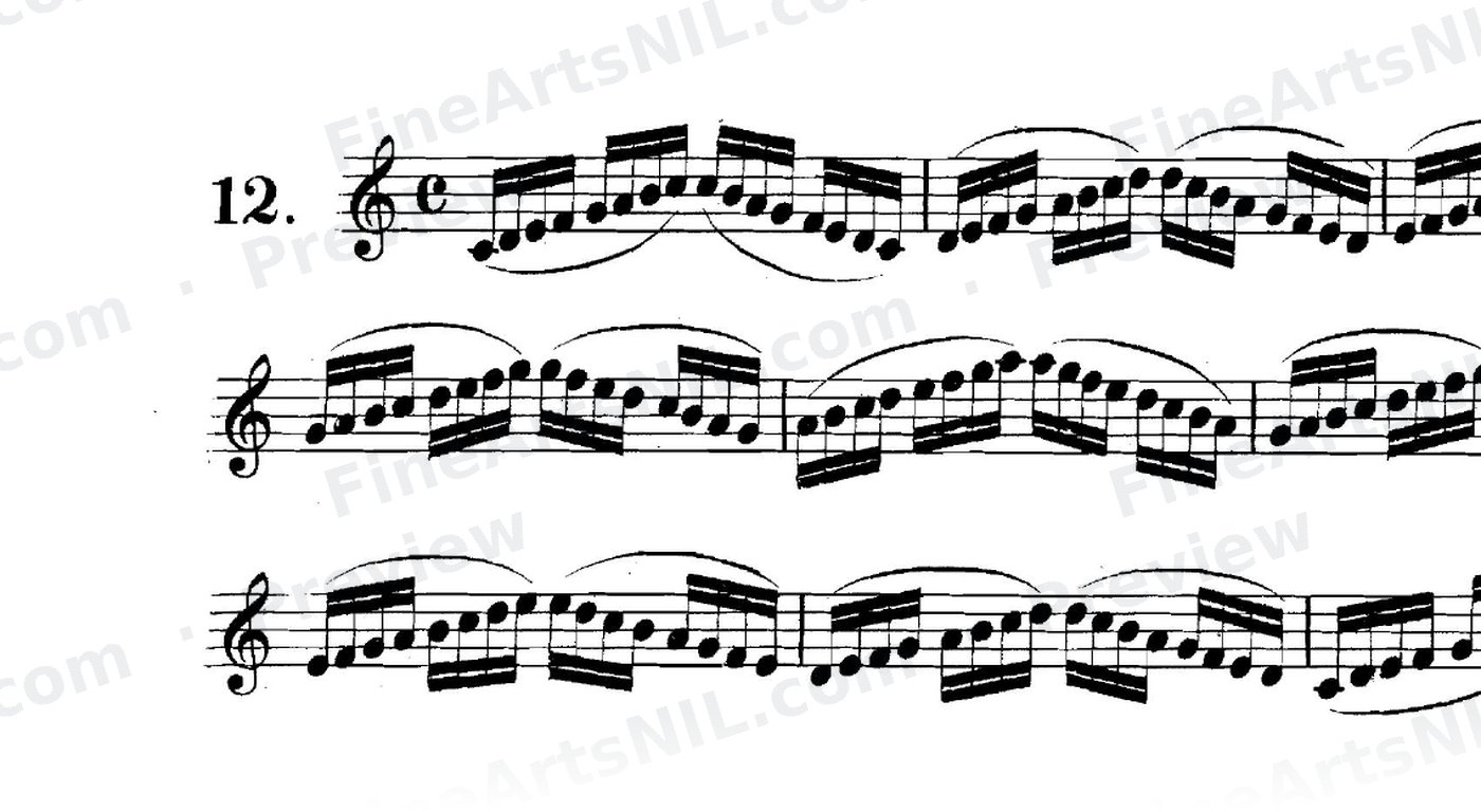 Scale Studies - Major Scales / No. 12