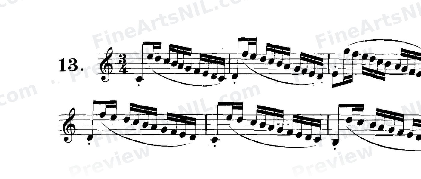 Scale Studies - Major Scales / No. 13