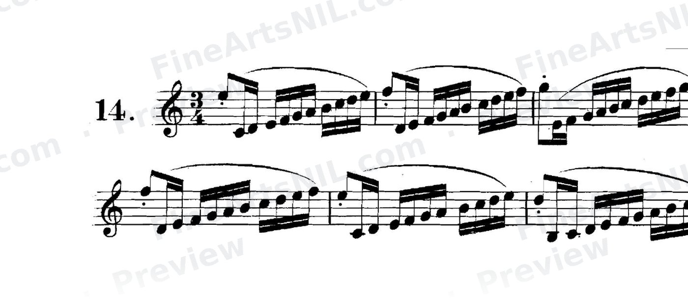 Scale Studies - Major Scales / No. 14